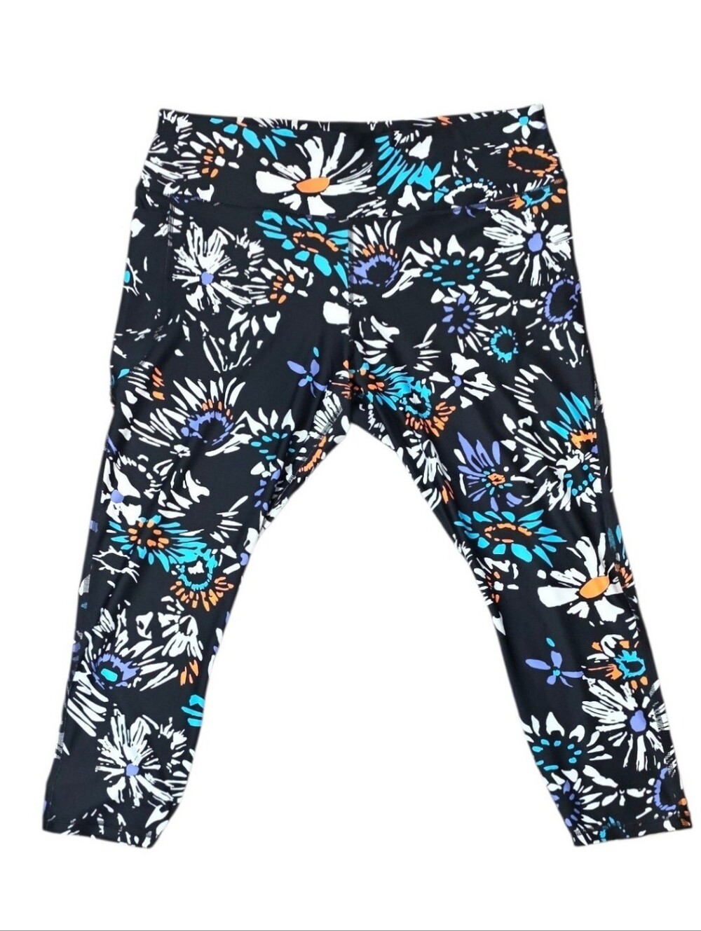 Under Armour HeatGear Abstract Floral No-Slip Compression Leggings โ Womenโs 3X - Picture 8 of 17